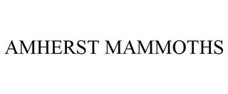 AMHERST MAMMOTHS trademark