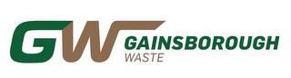 GW GAINSBOROUGH WASTE trademark