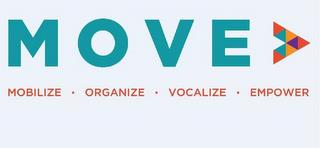 MOVE "MOBILIZE. ORGANIZE. VOCALIZE. EMPOWER trademark