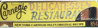 CARNEGIE DELICATESSEN RESTAURA NEW YORKCARNEGIE DELI'S ORIGINAL RECIPE 854 trademark