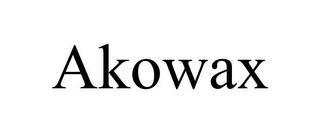 AKOWAX trademark