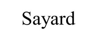 SAYARD trademark