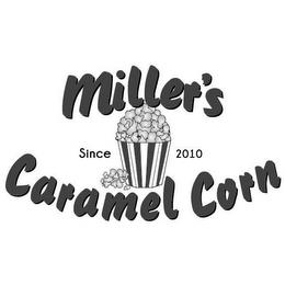 MILLER'S CARAMEL CORN SINCE 2010 trademark