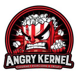 ANGRY KERNEL GOURMET POPCORN & TREATS trademark