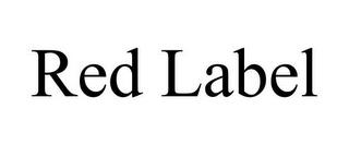 RED LABEL trademark