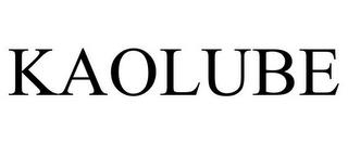 KAOLUBE trademark