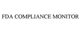 FDA COMPLIANCE MONITOR trademark