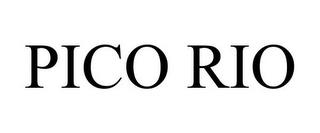 PICO RIO trademark