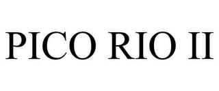 PICO RIO II trademark