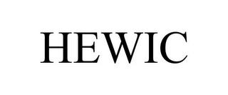 HEWIC trademark