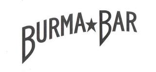 BURMA BAR trademark