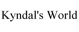 KYNDAL'S WORLD trademark