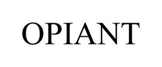 OPIANT trademark