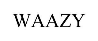 WAAZY trademark