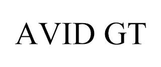 AVID GT trademark