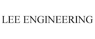 LEE ENGINEERING trademark