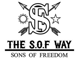 SF THE S.O.F WAY SONS OF FREEDOM trademark