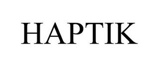 HAPTIK trademark