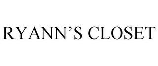 RYANN'S CLOSET trademark