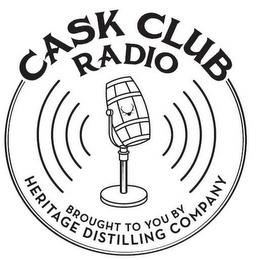 CASK CLUB RADIO BROUGHT TO YOU BY HERITAGE DISTILLING COMPANY trademark