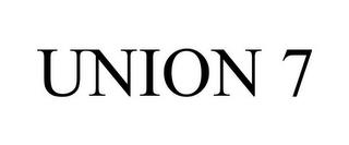 UNION 7 trademark