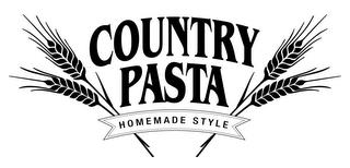 COUNTRY PASTA HOMEMADE STYLE trademark