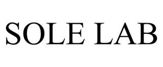 SOLE LAB trademark