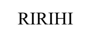 RIRIHI trademark