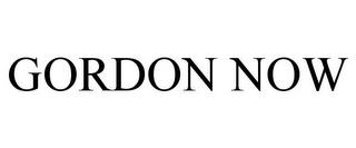 GORDON NOW trademark