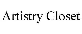 ARTISTRY CLOSET trademark