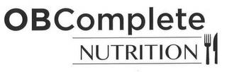 OBCOMPLETE NUTRITION trademark