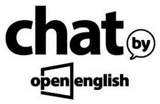 CHAT BY OPEN ENGLISH trademark