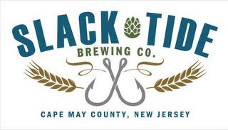 SLACK TIDE BREWING CO. CAPE MAY COUNTY,NEW JERSEYEW JERSEY trademark