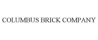 COLUMBUS BRICK COMPANY trademark