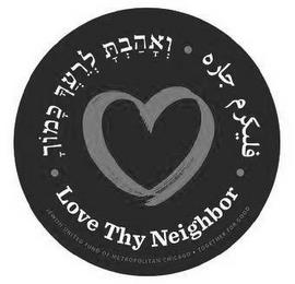 LOVE THY NEIGHBOR JEWISH UNITED FUND OFMETROPOLITAN CHICAGO TOGETHER FOR GOOD trademark