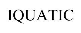 IQUATIC trademark