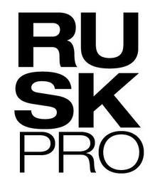 RUSK PRO trademark