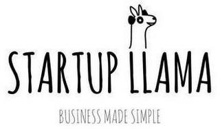 STARTUP LLAMA BUSINESS MADE SIMPLE trademark