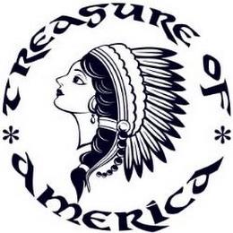 TREASURE OF AMERICA trademark