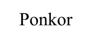 PONKOR trademark