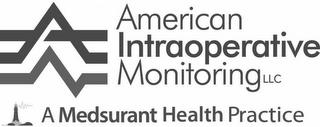 A AMERICAN INTRAOPERATIVE MONITORING LLC A MEDSURANT HEALTH PRACTICE trademark