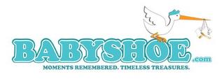 BABYSHOE.COM MOMENTS REMEMBERED. TIMELESS TREASURES. trademark