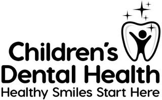 CHILDREN'S DENTAL HEALTH HEALTHY SMILESSTART HERE trademark