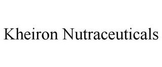 KHEIRON NUTRACEUTICALS trademark