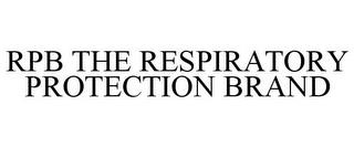 RPB THE RESPIRATORY PROTECTION BRAND trademark