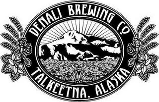 DENALI BREWING CO. TALKEETNA, ALASKA trademark