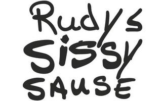 RUDYS SISSY SAUSE trademark