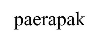 PAERAPAK trademark