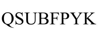 QSUBFPYK trademark