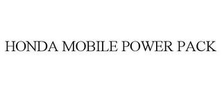 HONDA MOBILE POWER PACK trademark